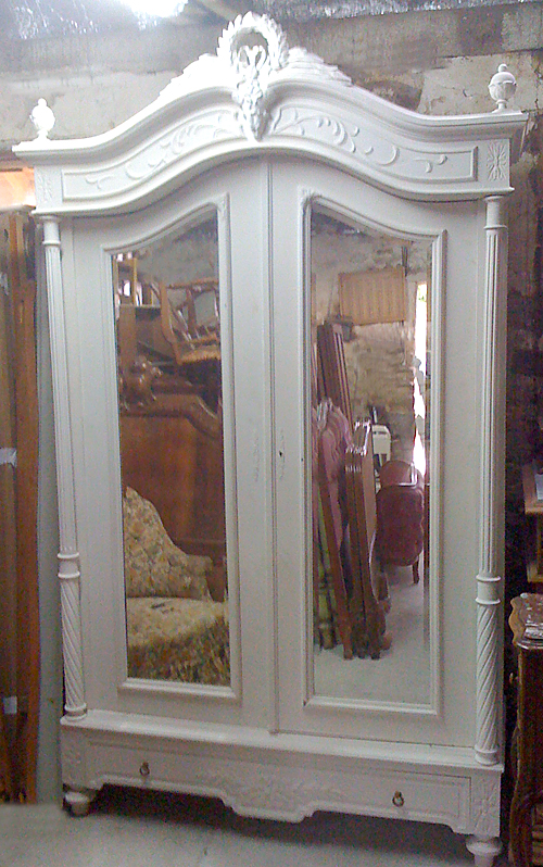 antique french henri II armoire
